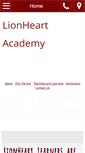 Mobile Screenshot of lionheart-edu.com